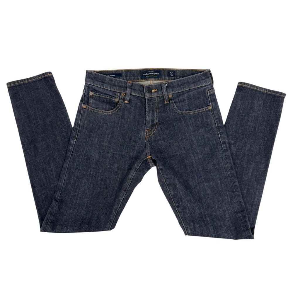 Lucky Brand Women's 28"X30" (29"X29.5") 110 Collingwood Skinny Dark Wash Jeans